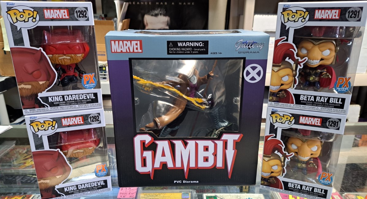 Awesome Comics, Dallas' Premiere Comic Shop, has a large collection of Toys - Action Figures, Statues, Die Casts, etc. Star Wars, Marvel, DC, Wolverine, Batman, Iron Man, Hulk, Spider-Man