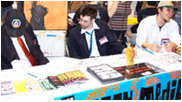 Happy Medium, Sweat Shop Press, Online Comics, Indie Comic, Indie Comics, Web Comics, Glen Fairchild, Jake Ewing, Mike Roberts, Mitch Watley, Bag A' Beans, Tonic and Chronic, Pu-Pu Platter, drawin' conclusions, Destination Litigation, Livin' In Oblivion, We Sold Our Looks For Comic Books, The Gospel According To Heathens, Restless Death Of Velcro Logos, Velcro Logos Coming To