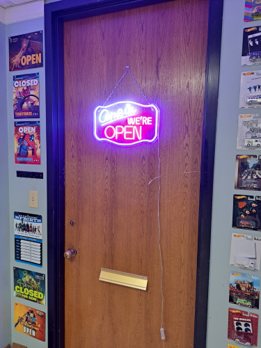 Awesome Comics, Dallas' Premiere Comic Shop with our new Secret Headquarters, 10% off walk-in special on everything in the store, excluding sale items. Subscription subscribers get 20% off all new comics, and 15% off everything else in the store not already on sale.
